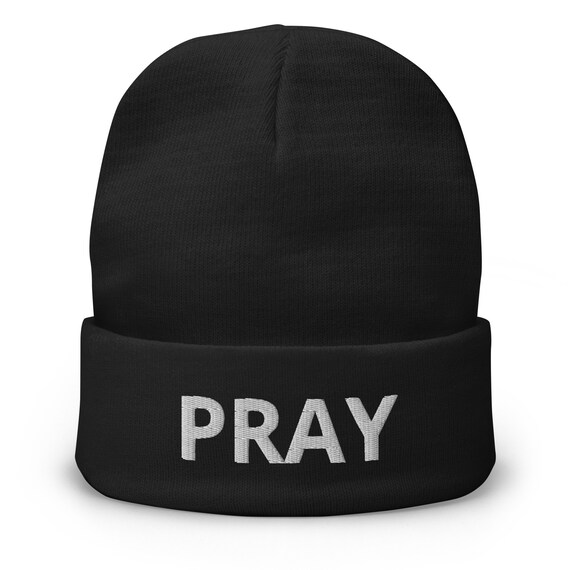 Pray Christian Winter Beanie Hat Pray Christian Winter Beanie Hat