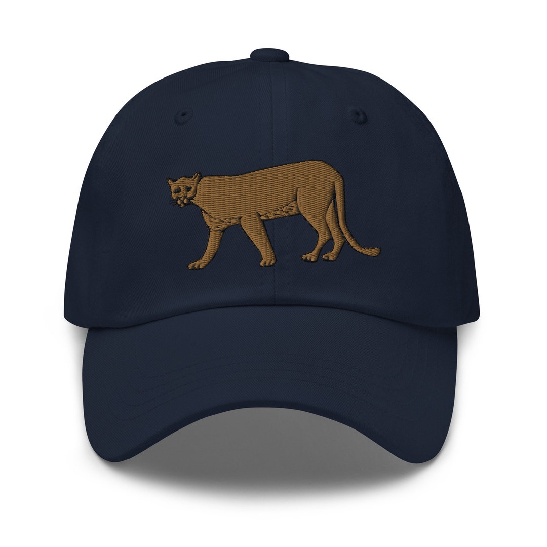 Mountain Lion Hat, P22 Mountain Lion Embroidered Baseball Cap, Cougar