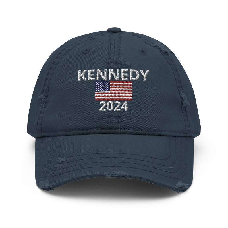 RFK JR 2024 Hat Kennedy 2024 Embroidered Distressed Dad Hat Etsy