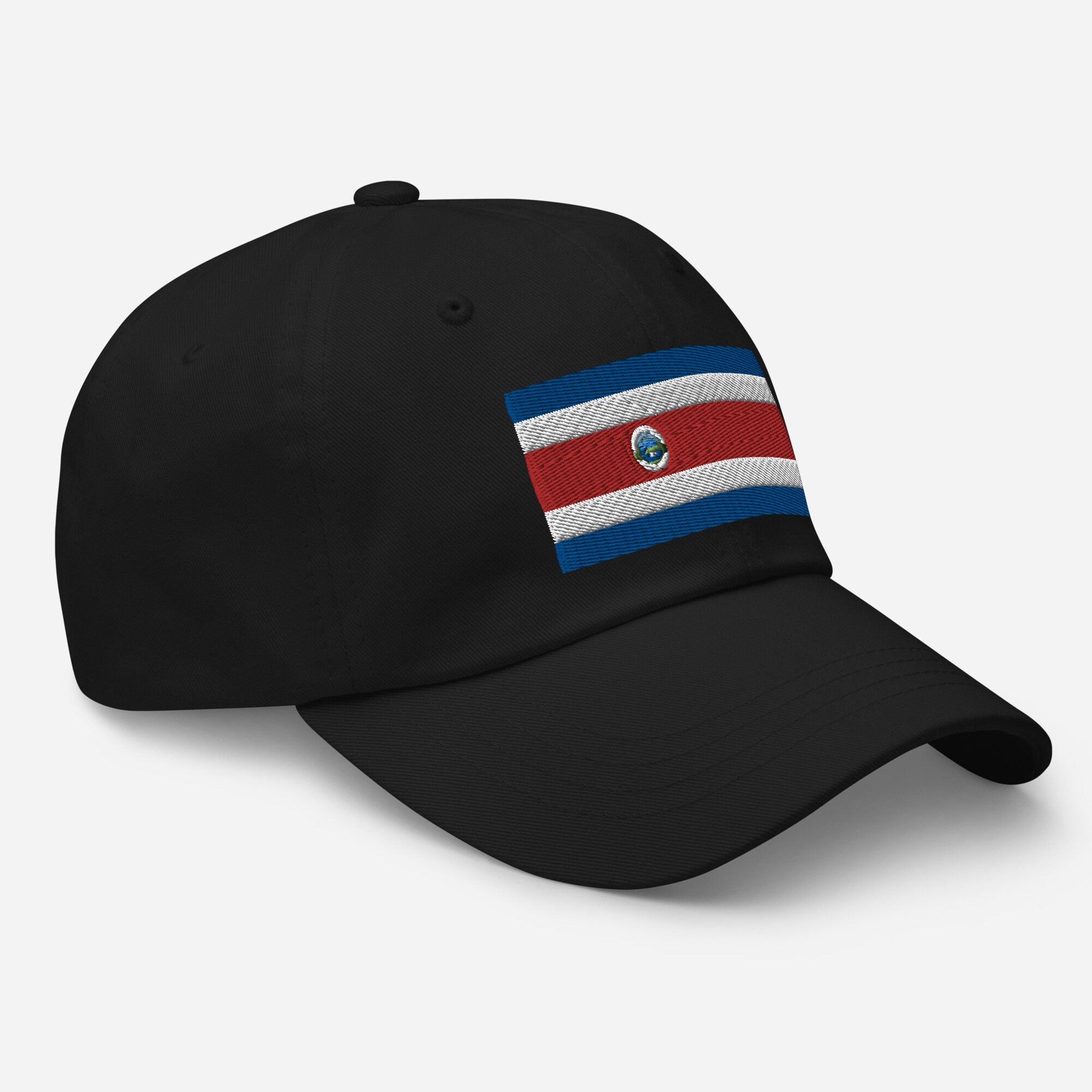 Costa Rica Hat Costa Rican Flag Embroidered Cap Costa Rica Etsy