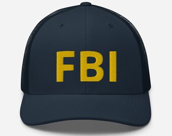 アメリカ連邦捜査局FBIキャップ(ネイビー)