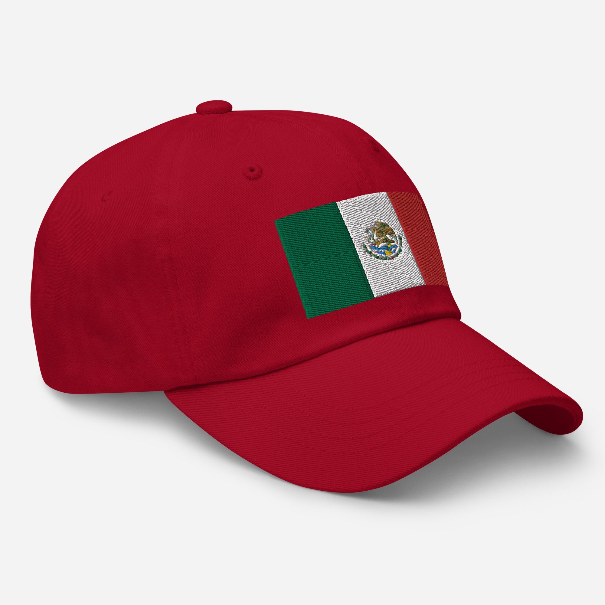 Mexico Flag Embroidered Hat Mexican Flag Baseball Cap Mexico - Etsy