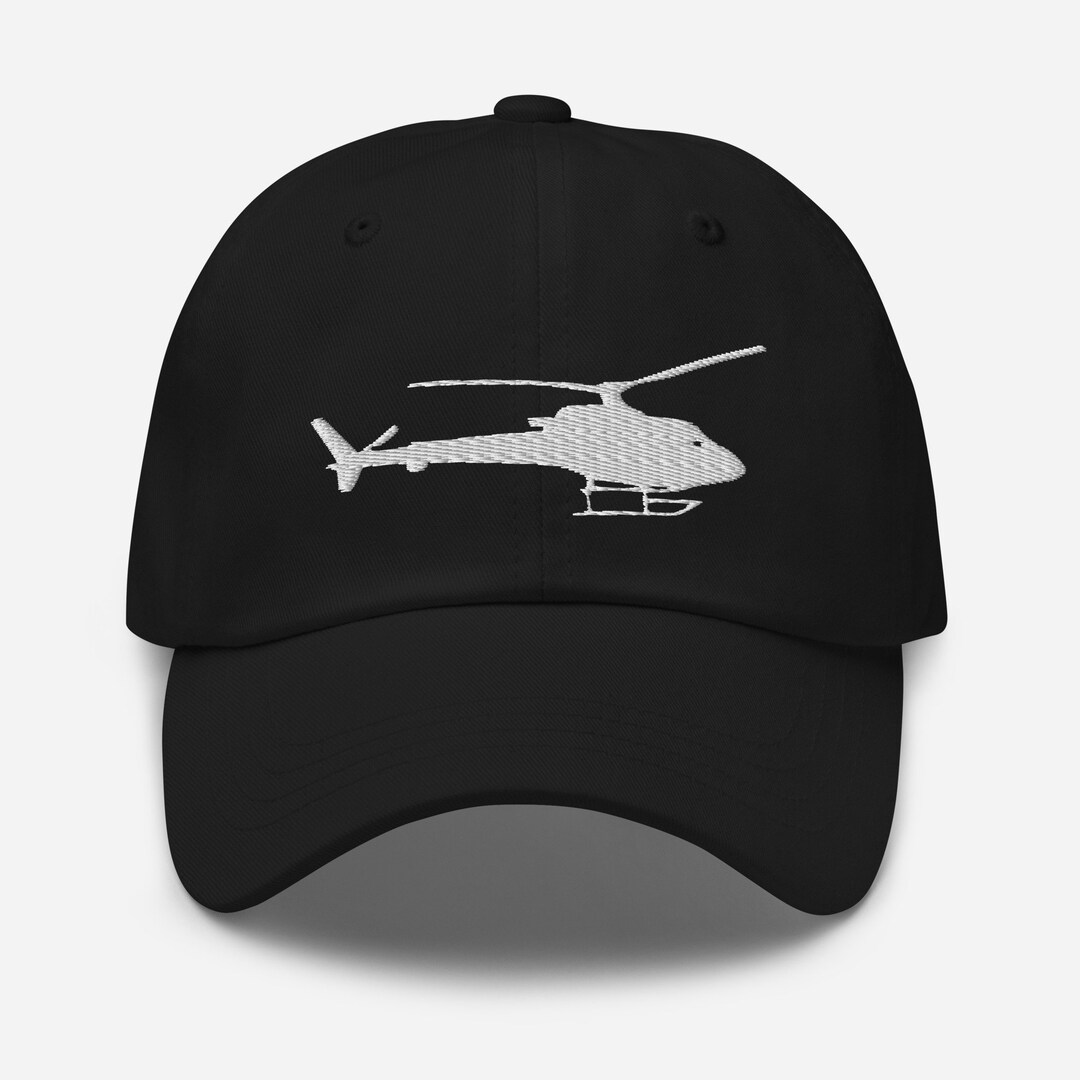 Helicopter Hat, Helicopter Pilot Baseball Cap, Pilot Gifts, Aviation