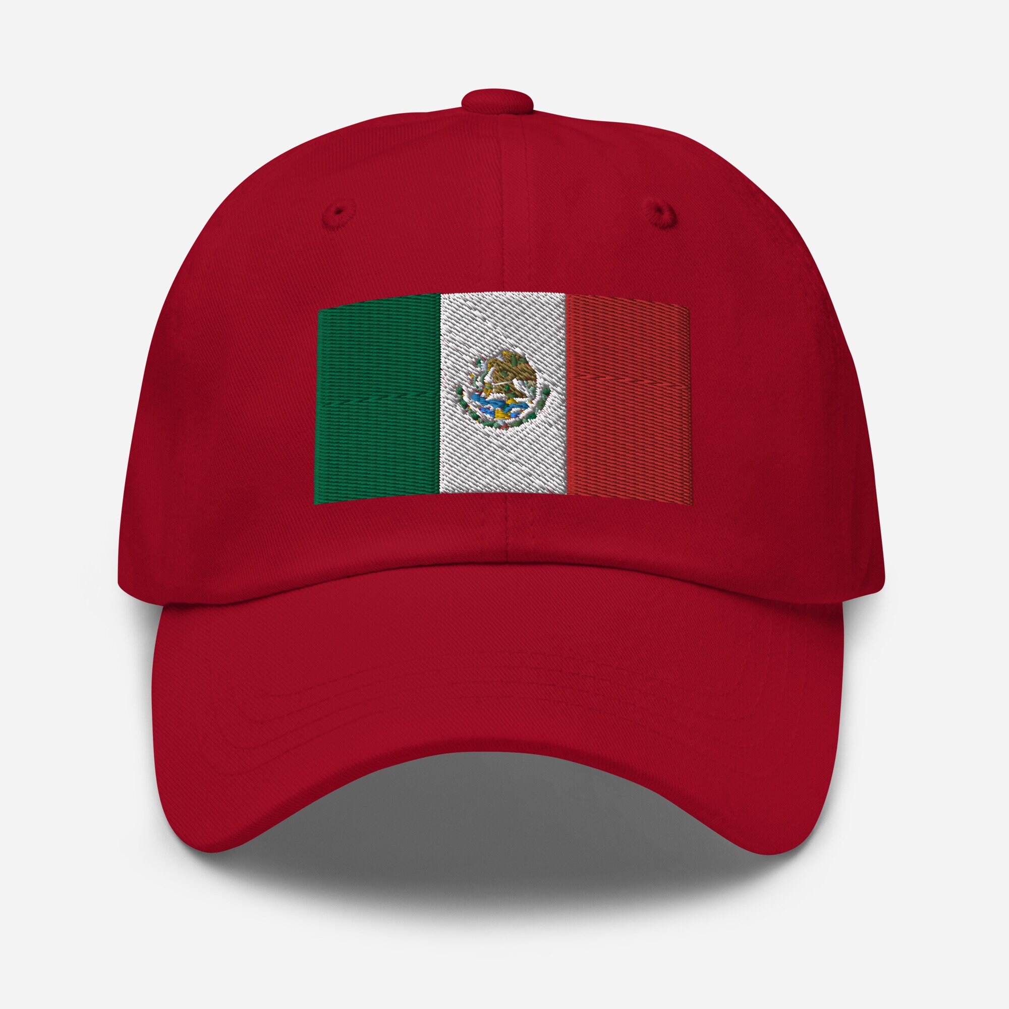 Mexico Flag Embroidered Hat Mexican Flag Baseball Cap Mexico - Etsy