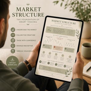 Forex Trading Guide For Beginners, Posters and Journal Included, Trading Gift, Instant Download image 4
