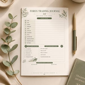 Forex Trading Guide For Beginners, Posters and Journal Included, Trading Gift, Instant Download image 9