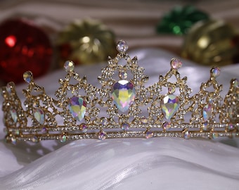 Rapunzel Tiara Prinzessin Krone Rapunzel Krone Haarband Tiara Festzug Tiara Fee Geburtstag Mädchen Kronprinzessin Tiara Aurora Krone