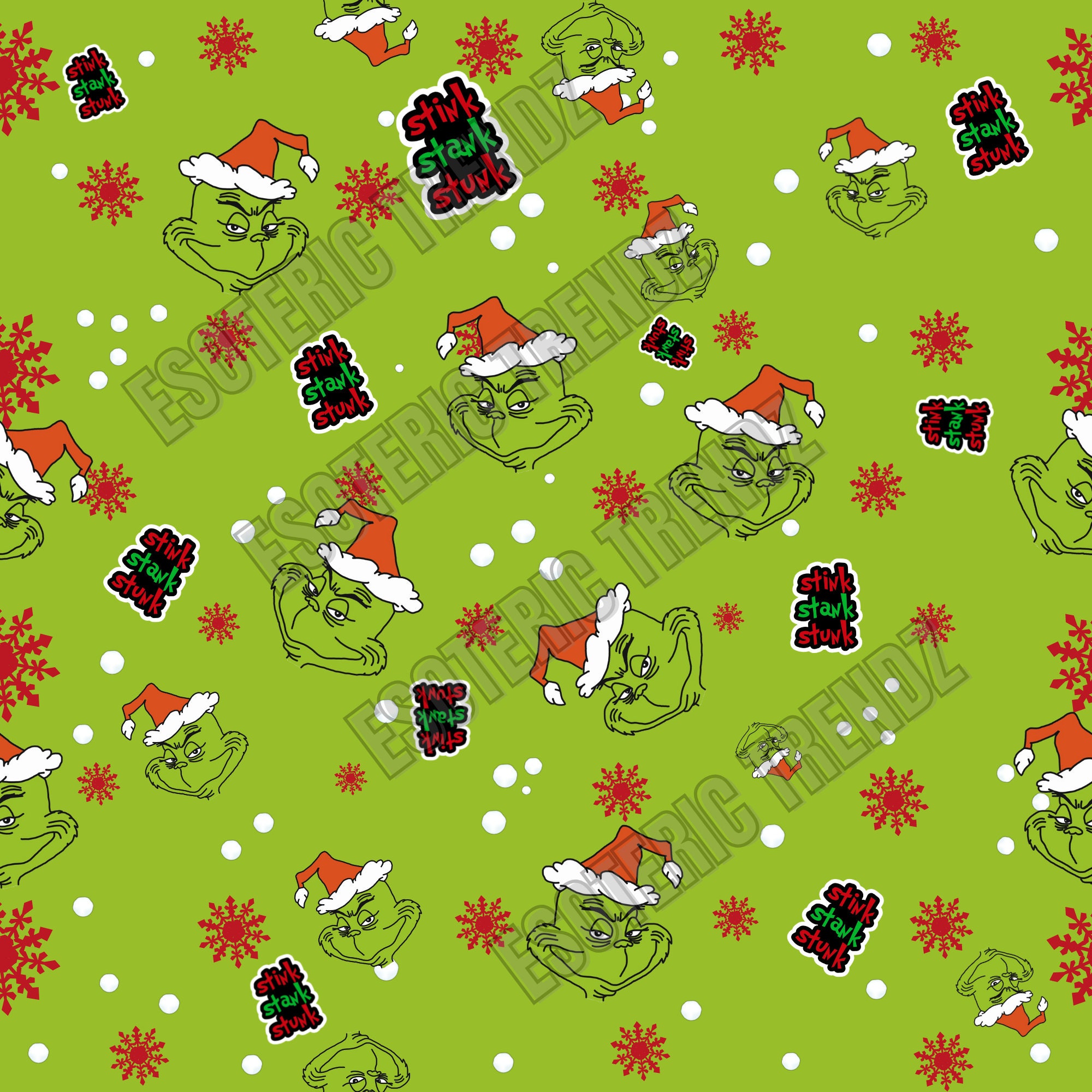 Grinch Digital Paper , Grinch Seamless File, Christmas Digital paper
