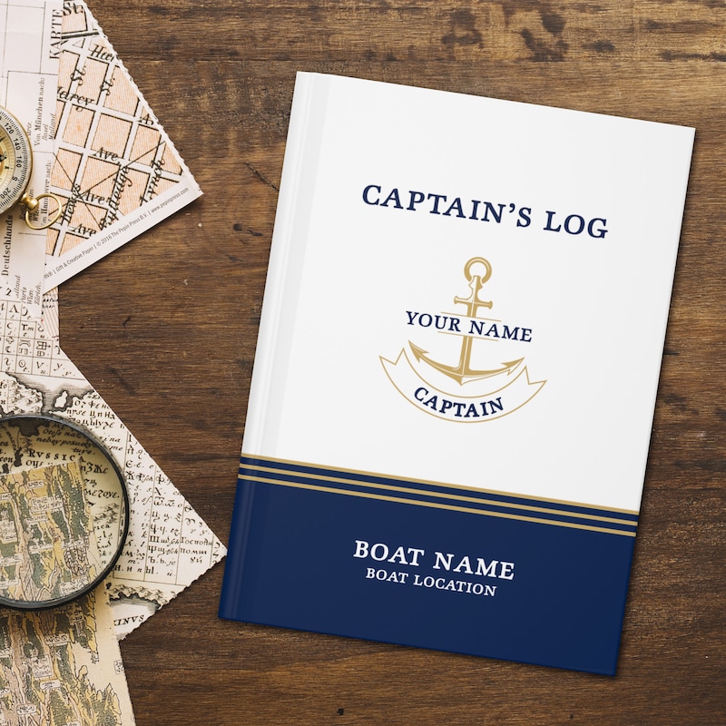 Captains Log Book - Etsy