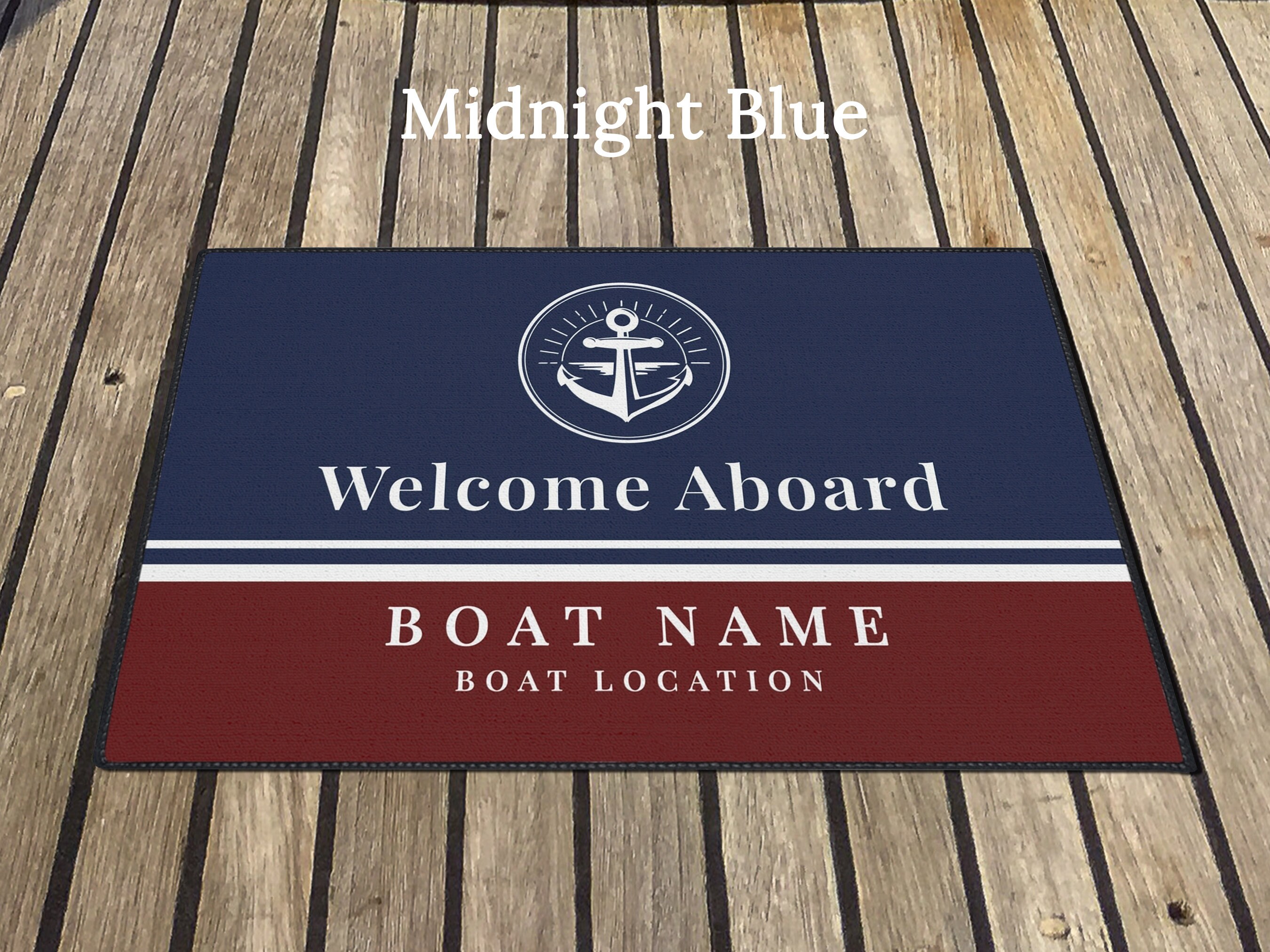 Custom Boat Mat Heavy Duty Anchor Mat Boat Owner Gift Etsy