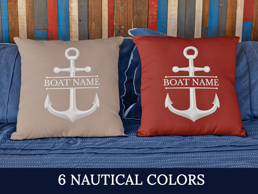 Custom Outdoor Boat Cushion Boating Decor Boat Gift Etsy