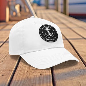 Personalized Captain Gift, Boat Hat, Captain Hat, Gift for Captain Dad, Nautical Cap, Anchor Hat