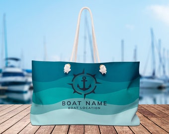 Boat Gifts Personalized, Boat Bag, Custom Boat Bag, Boat Gift for Women, Nautical Bag, Boater Gift, Yacht Gifts, Sailing Gifts