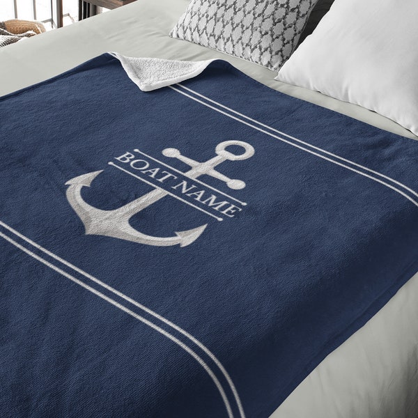 Nautical Blanket Etsy
