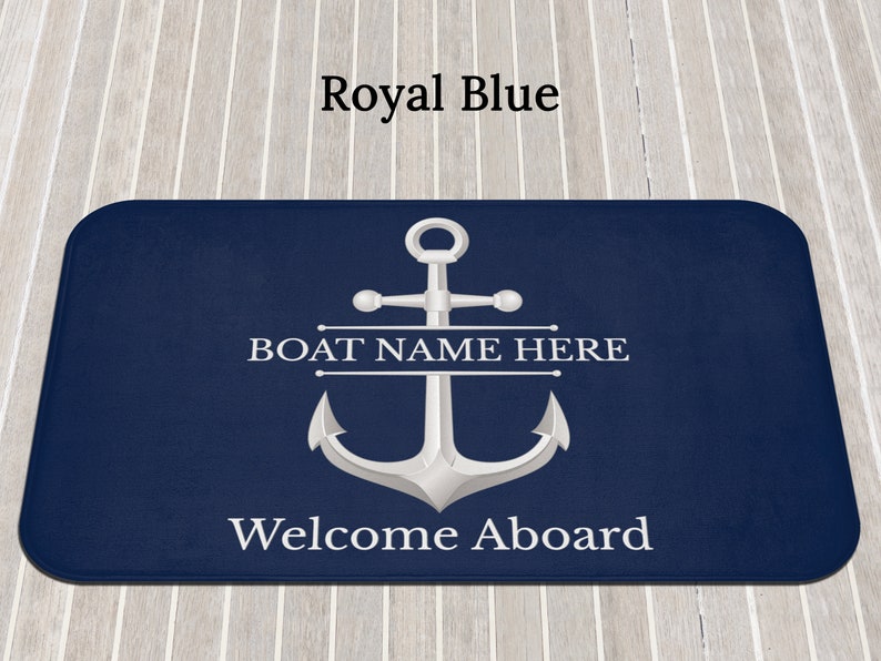 Custom Mat for Boat Personalized Boat Gift for Etsy