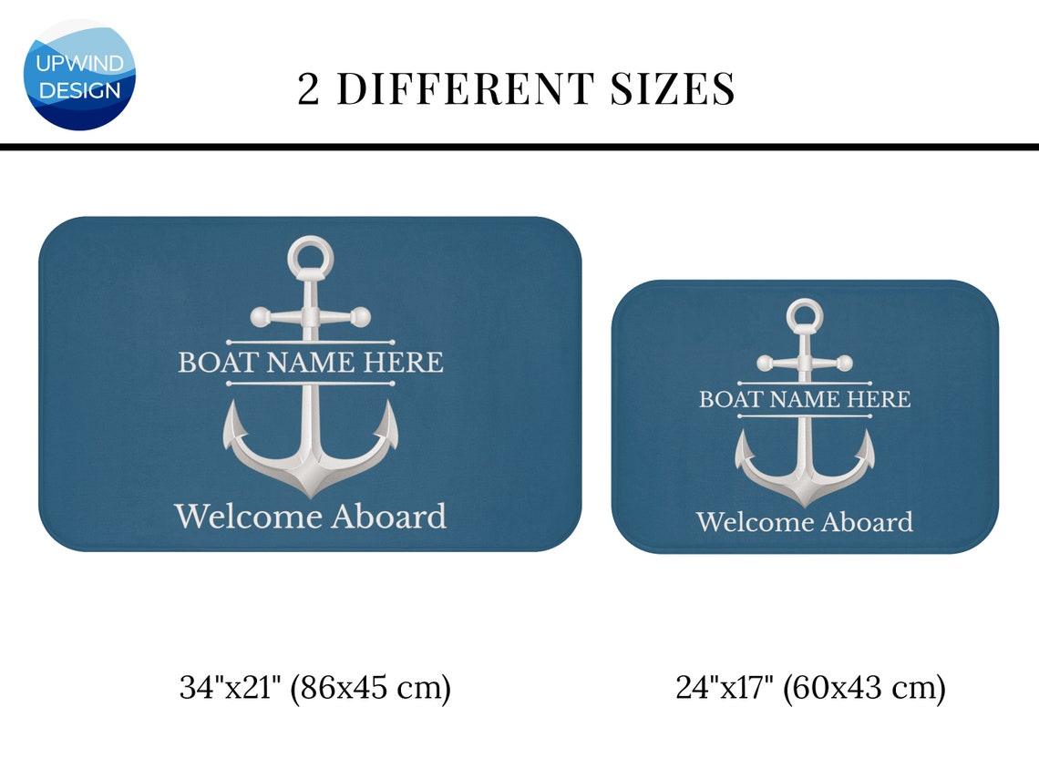 Custom Mat for Boat Personalized Boat Gift for Etsy