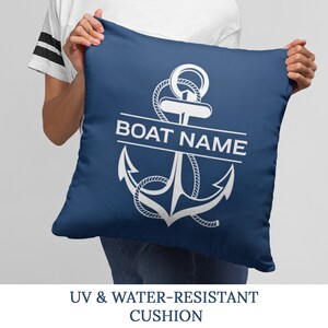 Custom Boat Pillow: UV & Water-Resistant Nautical Accessories