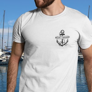 Boating Shirts, Captain Tshirts, Family Cruise Shirts, Boat T Shirt, Anchor Tshirt, Nautical Boat Gift