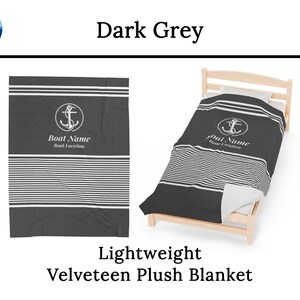 Nautical Decor, Boat Gifts, Personalize Blanket for Boaters, Custom Boat Blanket, Sailboat Gift