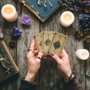 3 Karten Tarot-Lesung – Vergangenheit, Gegenwart, Zukunft | Psychische Einsicht am selben Tag
