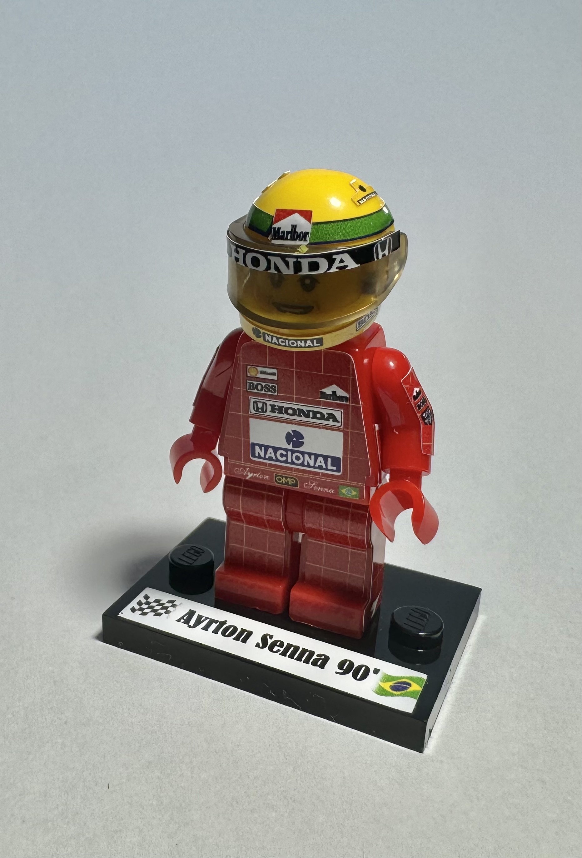 Minifigure Set 2 Drivers X Ayrton Senna Mclaren Michael Schumacher