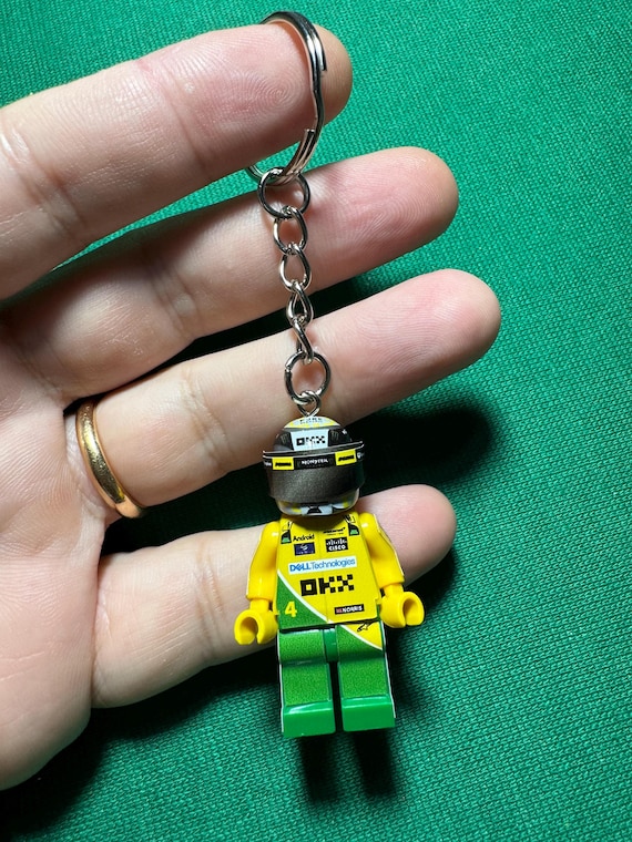F1 Lando Norris SENNA TRIBUTE Keychain GP Monte Carlo 2024 Mclaren