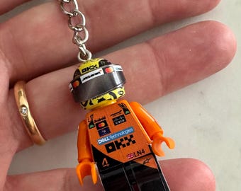 F1 Minifigure Keychain Lando Norris 2025 McLaren
