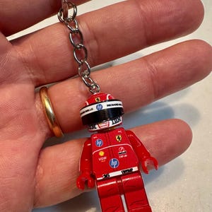 F1 Charles Leclerc keyring Ferrari 2025 minifigure