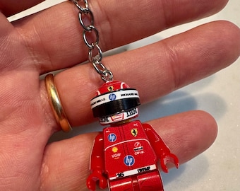 F1 Charles Leclerc keyring Ferrari 2025 minifigure