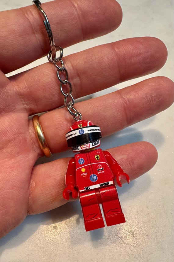 F1 Charles Leclerc Keyring Ferrari 2025 Minifigure - Etsy