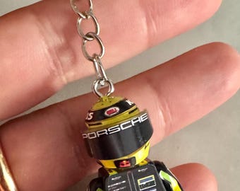 F1 / Nurburgring Minifigure Keyring Kevin Estre Nurburgring 2025 Grello Porsche