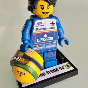 F1 Custom Minigure - Pitline Box - Ayrton Senna Williams 1994 FW16