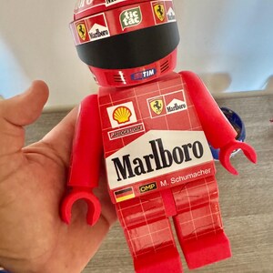 F1 Figure Minifigure XXL Michael Schumacher 2000 Ferrari World