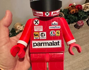 F1 Minifigure Figure XXL Niki Lauda Ferrari world Champion 23/24 Cm