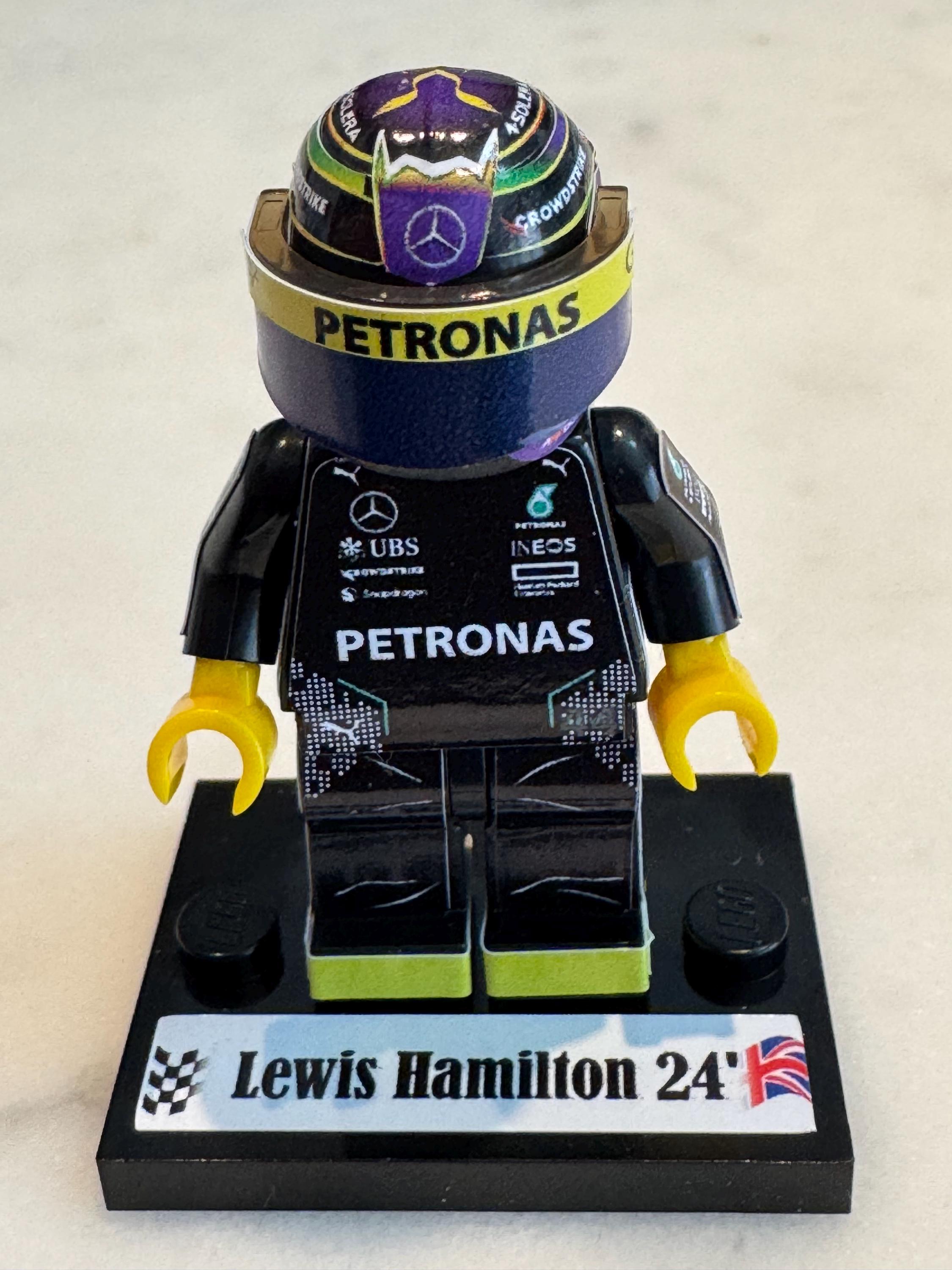 F1 ルイス ハミルトン DANKE MERCEDES - 2024 ミニフィギュア