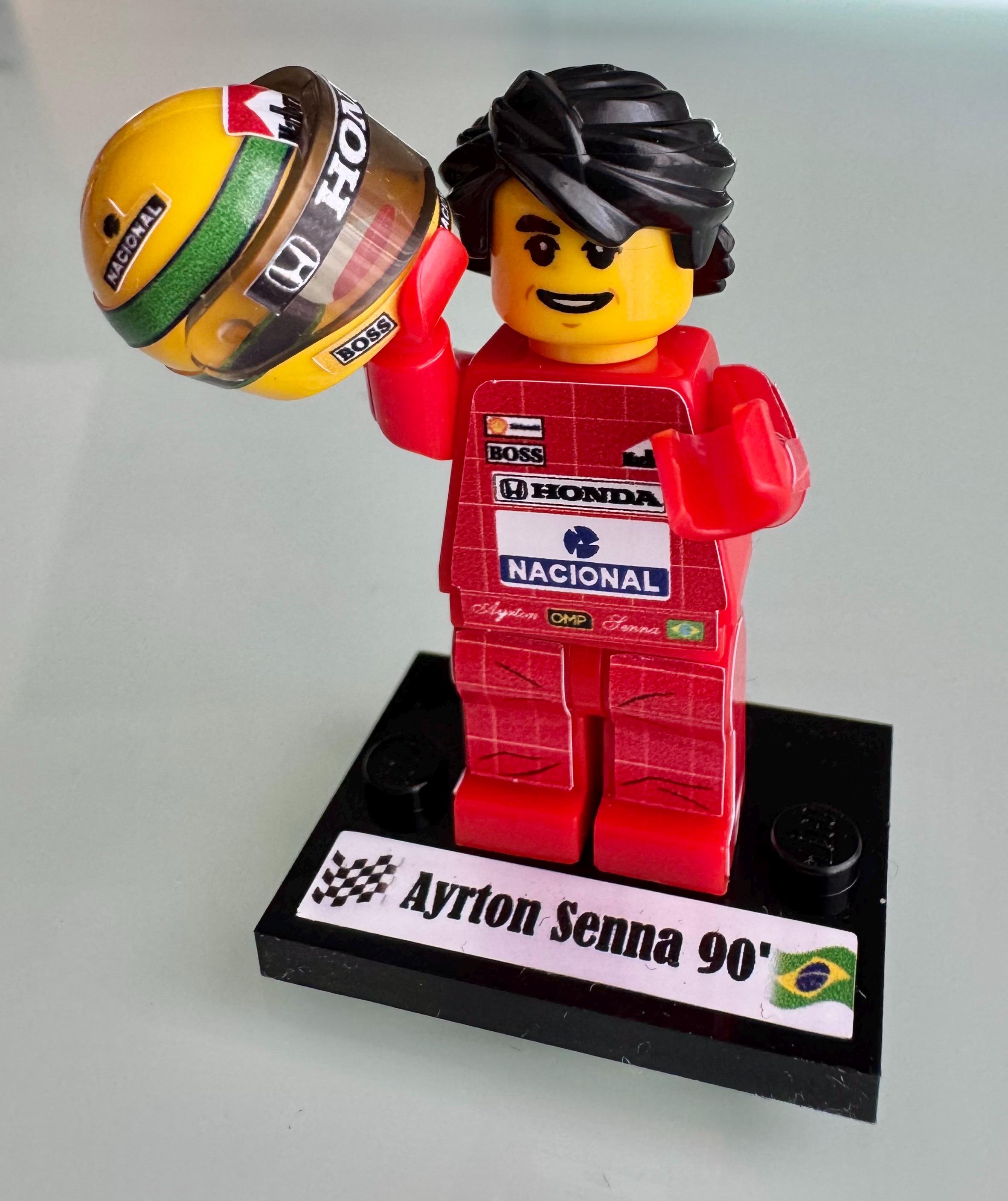 Ayrton Senna Minifigure - Etsy Ayrton Senna Minifigure - Etsy
