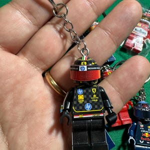 Charles Leclerc Winner GP Monza key ring 2024 Ferrari F1 formula 1 grand prix pilot figure driver suit helmet minifigure minifigure