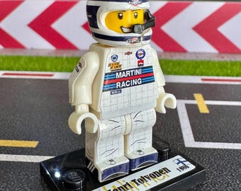 WRC Rally - Minifigure Henri Toivonen 1986 Lancia Martini