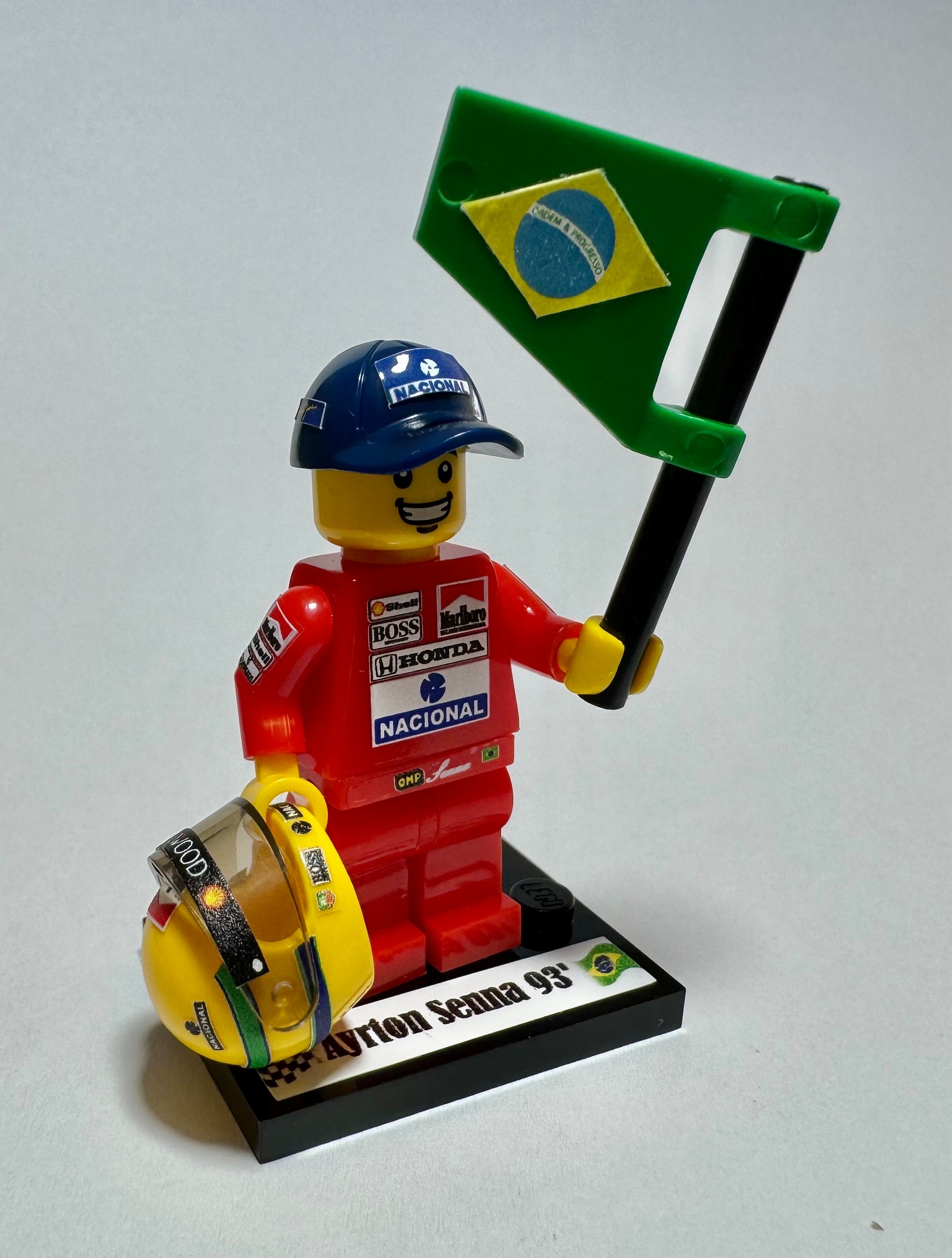 Ayrton Senna World Champion F1 Minifigure - Etsy