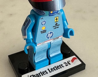 Charles Leclerc 2024 Ferrari gp Miami F1 suit Grand Prix driver figure minifigure minifigure