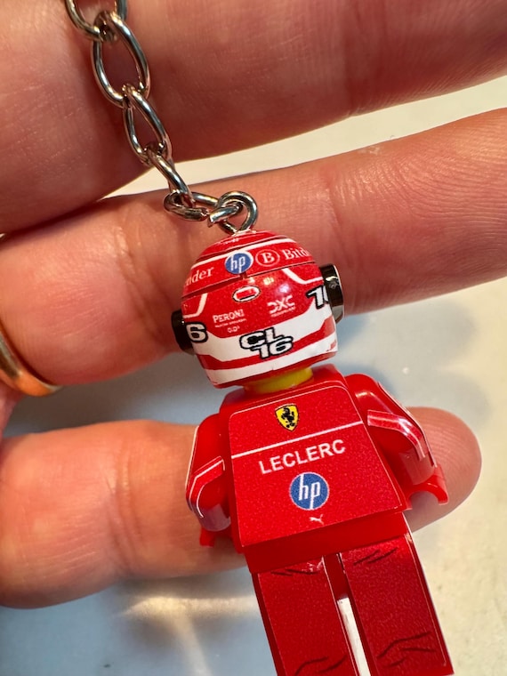F1 Charles Leclerc Keyring Ferrari 2025 Minifigure - Etsy