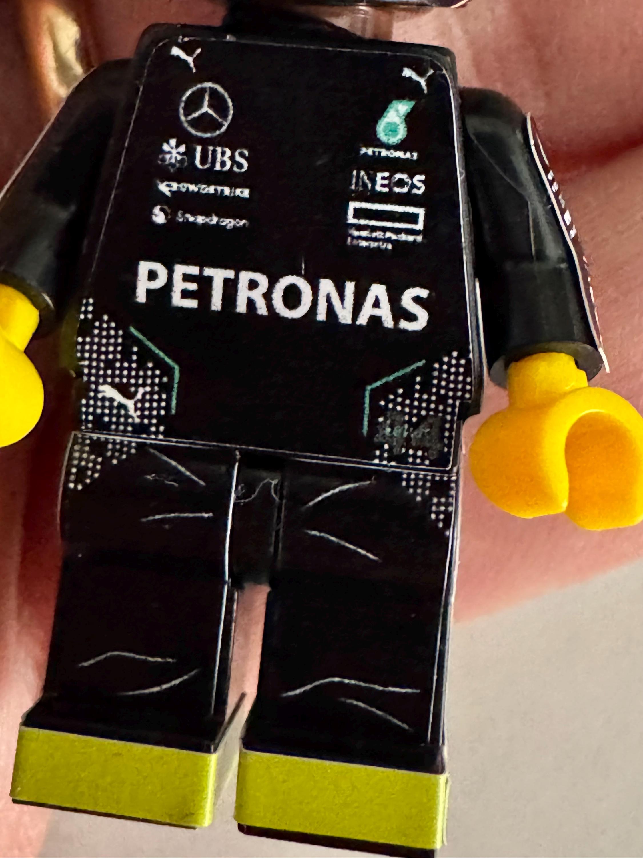 F1 ルイス ハミルトン DANKE MERCEDES - 2024 ミニフィギュア