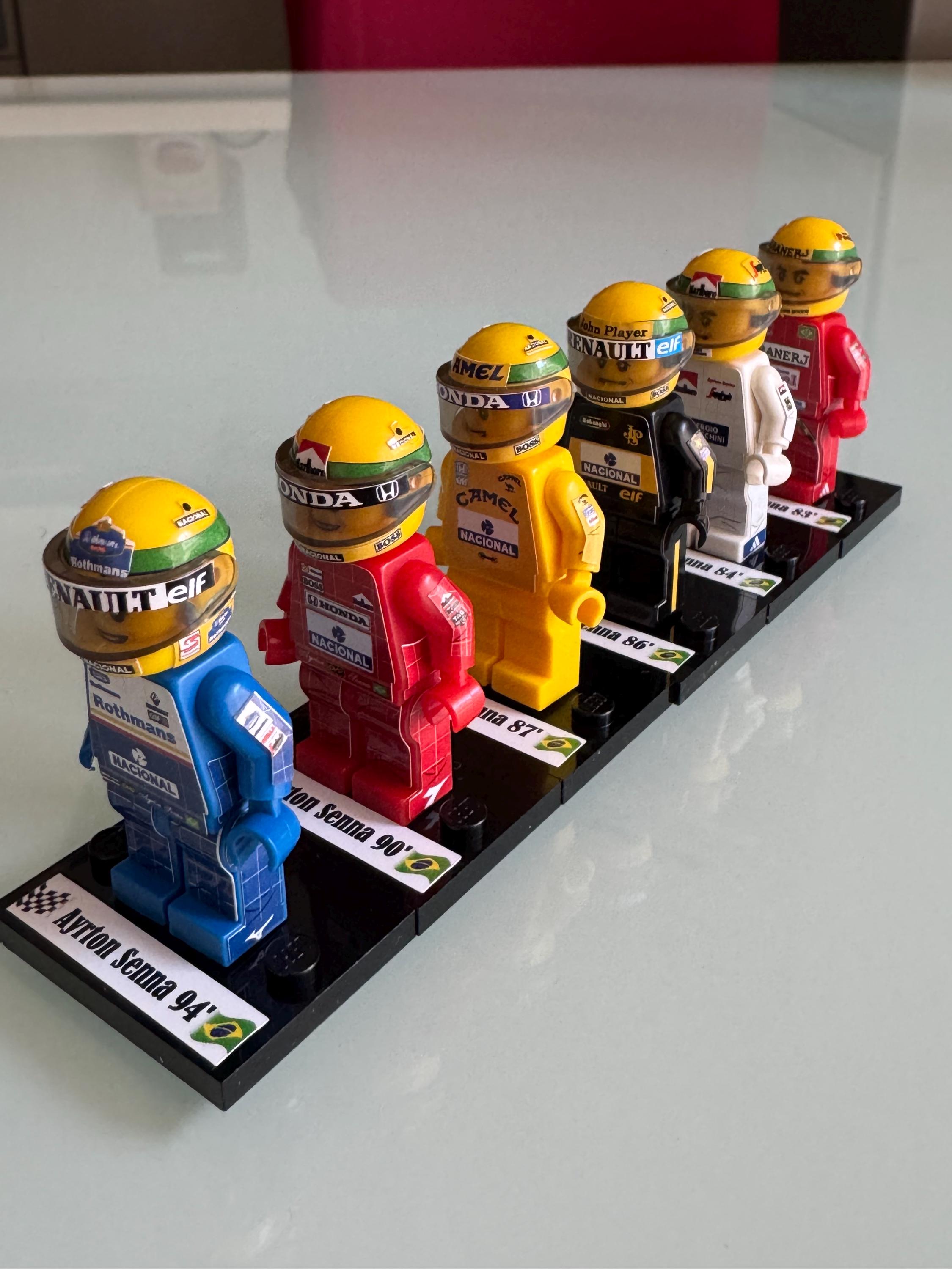 F1 アイルトン・セナ ヒストリーセット 6 x ミニフィギュア ラルト