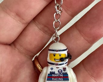 Rally WRC - Keyring Minifigure Henri Toivonen 1986 Lancia Martini