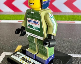Rally WRC - Minifigure Sandro Munari 1977 world Champion Lancia