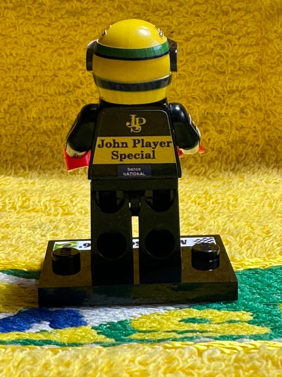 Ayrton Senna Lotus 97T Black F1 Formula 1 Grand Prix Pilot Figure