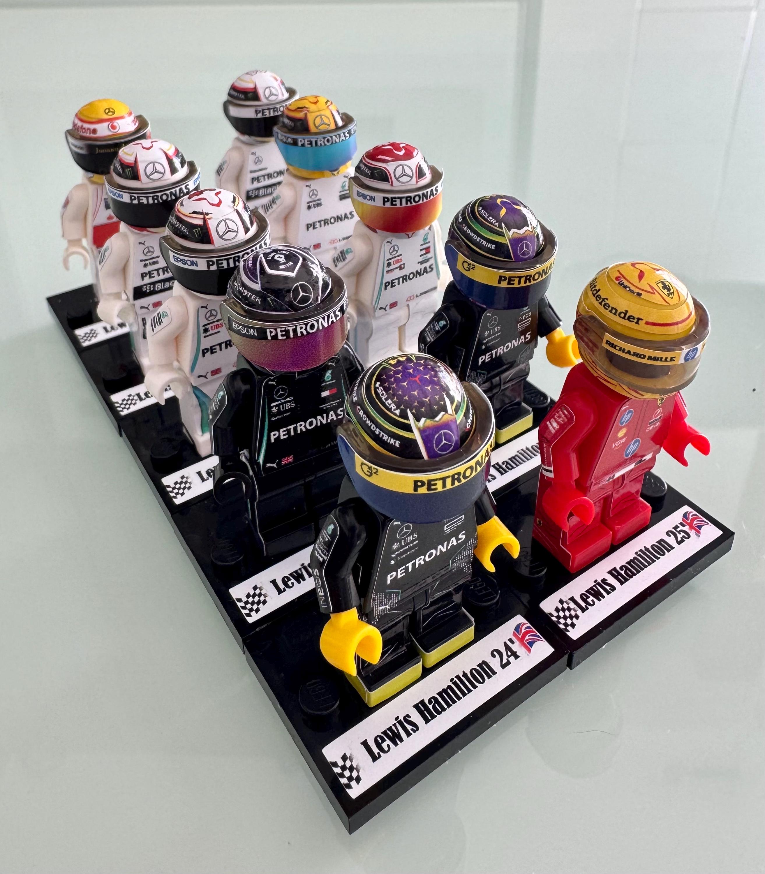 F1 Lewis Hamilton LH44 History 10 Minifigure Word Champion 2008