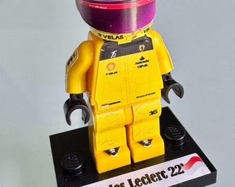 F1 Minifigure Charles Leclerc 2022 Monza GP Ferrari