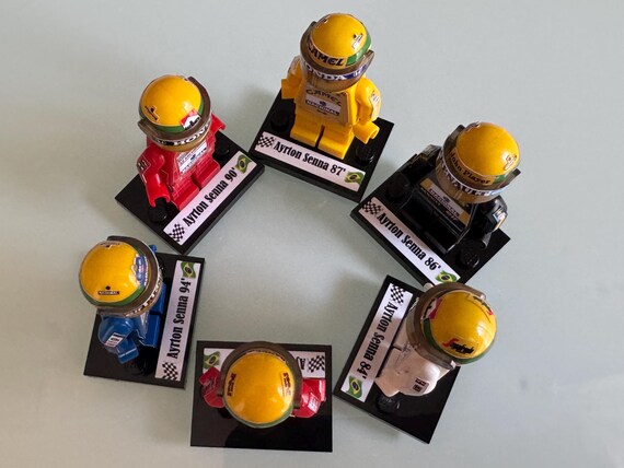 a*6様 ミニカーセット 複数　アイルトン・セナ　ヘルメットその他 F1 アイルトン・セナ ヒストリーセット 6 x ミニフィギュア ラルト