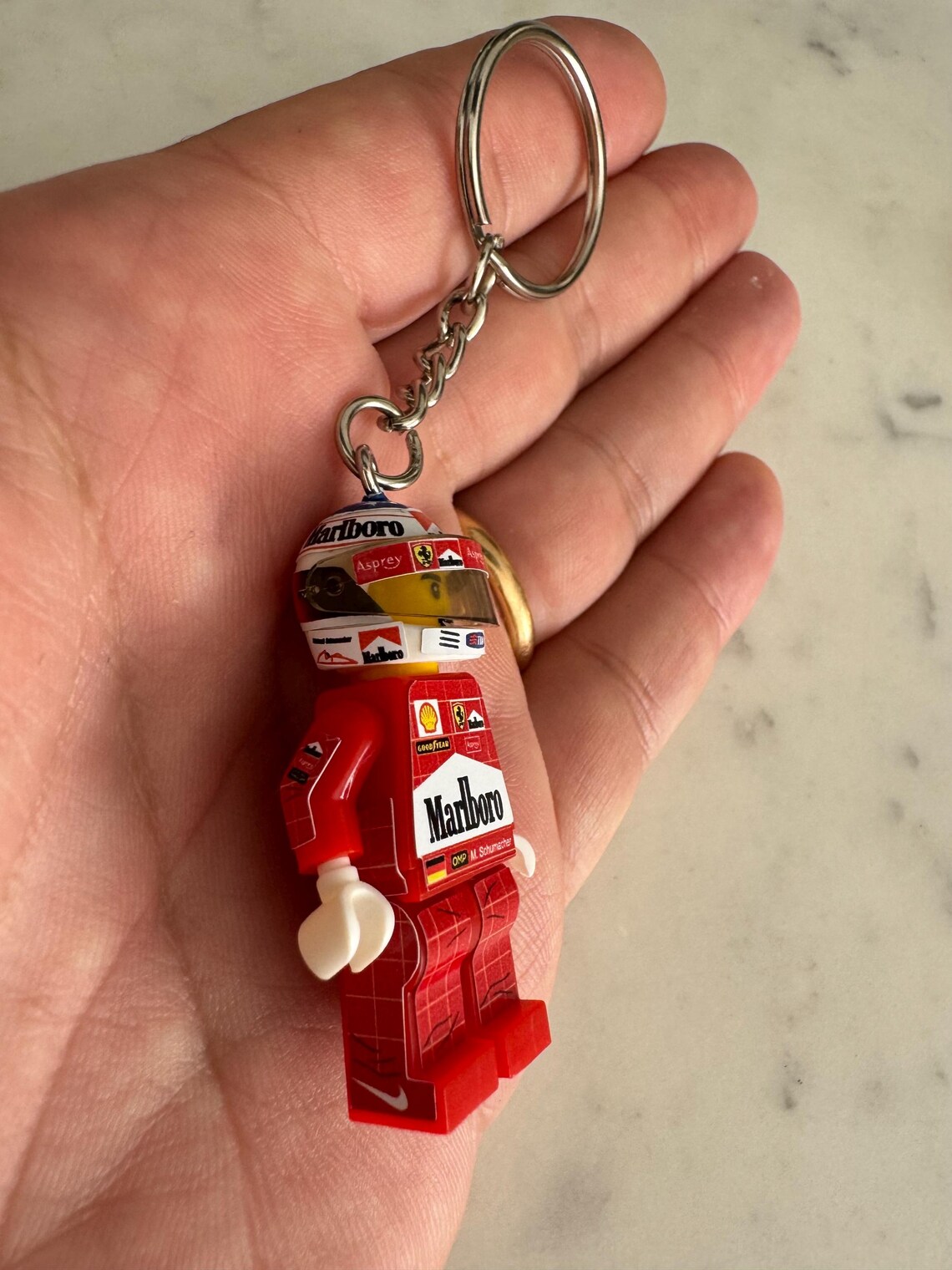 Key Rings Minifigure Set 2 Drivers X Michael Schumacher 2008 Sebastian ...